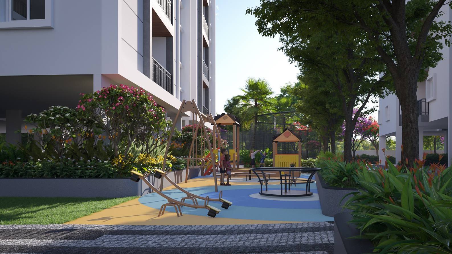Children Play Area at Arkala Courtyard, Almasguda, Hyderabad